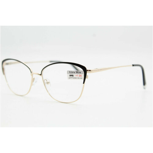Готовые очки для зрения с флекс дужками (черные)