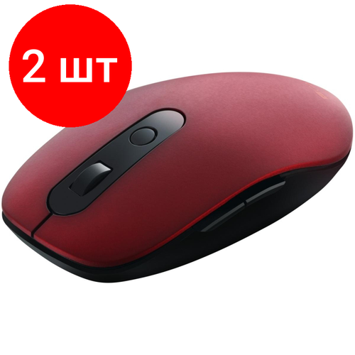 Комплект 2 штук Мышь компьютерная Canyon MW-9 6кн 800-1500dpi Красный CNS-CMSW09R 496900₽