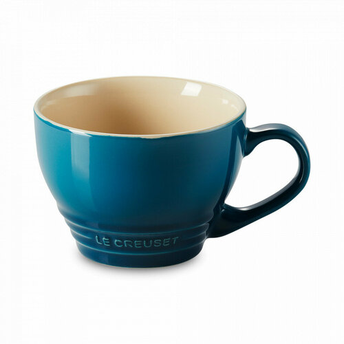 Чашка для капучино, керамика, 400 мл, синий 70304406420002 Deep Teal