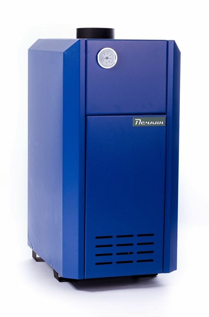 фото Напольный газовый котел Печкин КСГВ-20 (авт. TGV) Синий