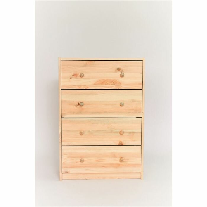 Комод "Раст" 4 ящика (натуральный) — фото 1