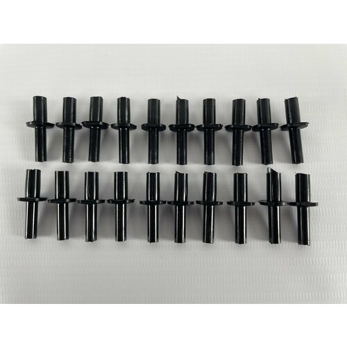 Пистон крепления (20 штук) накладки порога (молдинга), рамки окна боковины (задней форточки, облицовки стекла, обтекателей), ВАЗ 2110-2111-2112, 2113-2114-2115 Самара, Лада Ларгус (Lada Largus), Калина (Kalina) 1119, Приора (Priora) 21728