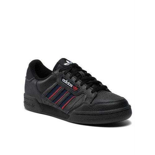 Кроссовки adidas, размер EU 40 2/3, черный кроссовки adidas originals continental 80 stripes unisex core black collegiate navy vivd red