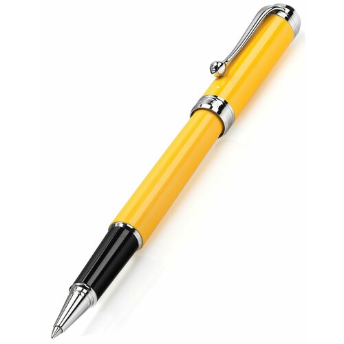 Ручка-роллер AURORA Talentum Finesse Yellow Barrel and Cap Chrome Plated (AU D73-Y)