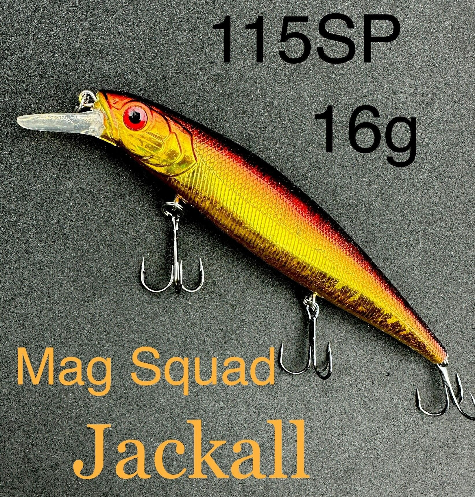 Воблеh Jackall Mag Squad 115SP 16 g Jerk bait 16g Япония на окуня, щуку, судака, бурш, лосось