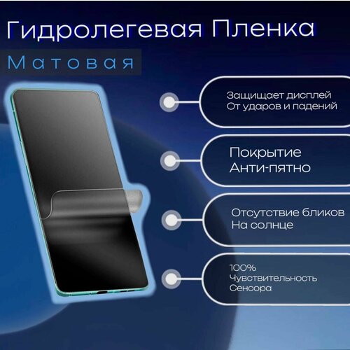 Гидрогелевая защитная пленка для Realme 10 Pro+, матовая