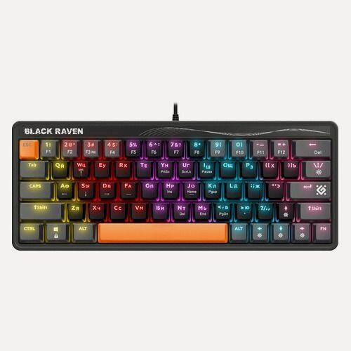 Изображение товара Клавиатура Defender Black Raven GK-417, USB, черный [45414]