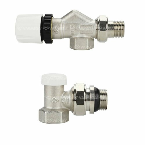 Комплект кранов для радиатора без термоголовки 12 осевой Varmega 1800₽