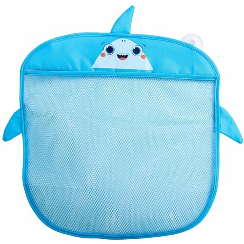 Сетка для хранения игрушек Акула, сумочка-органайзер на присосках для детских принадлежностей в ванную и детскую комнату