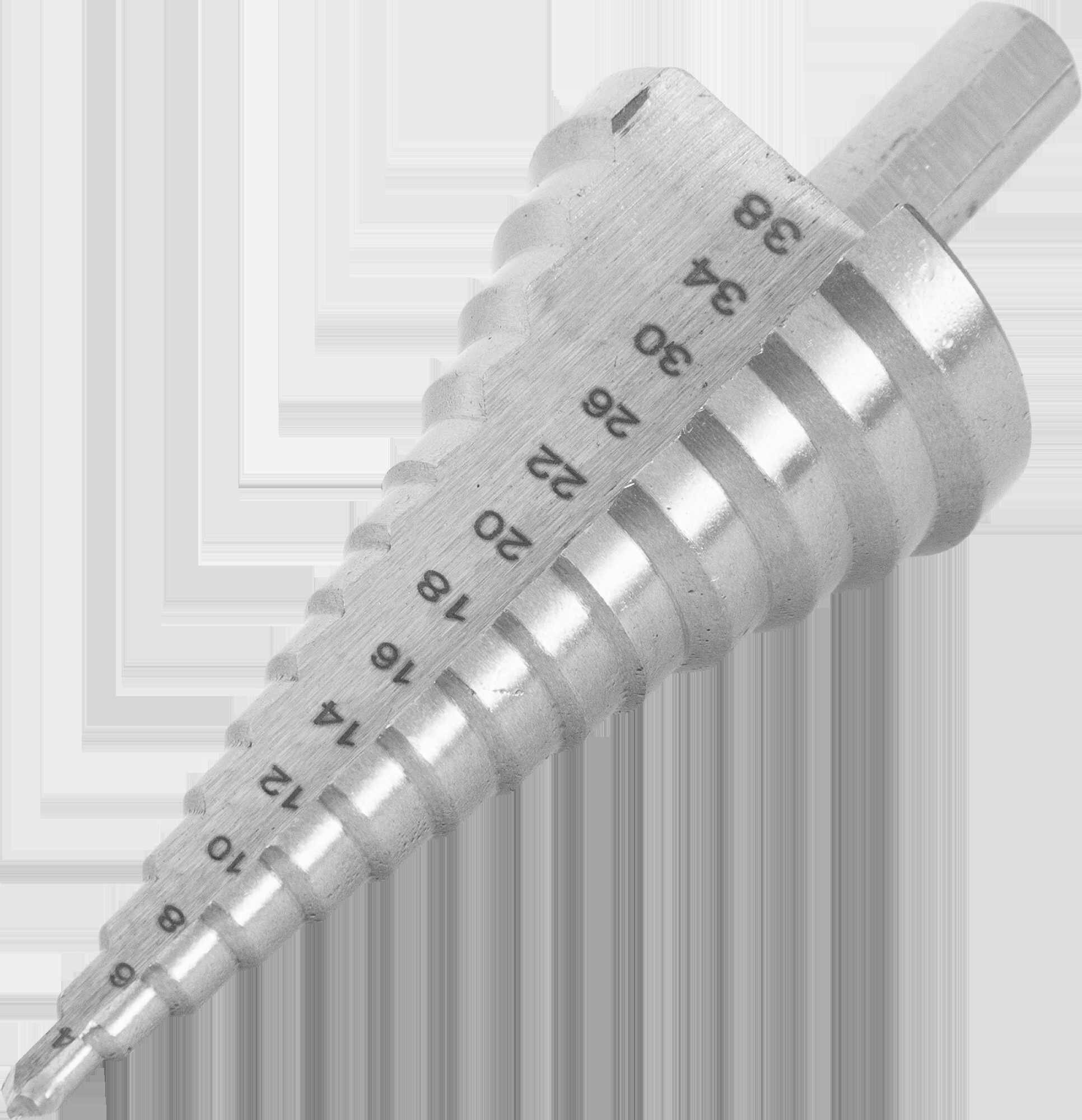 Сверло ступенчатое 14 ступеней 4х38 мм Леруа Мерлен - фото №4