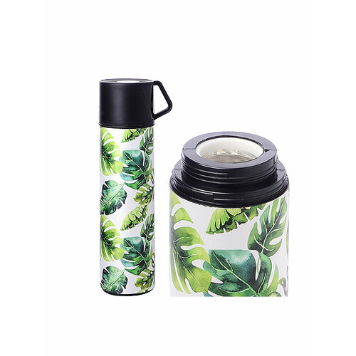 Термос для чая Herevin со стеклянной колбой 410 мл 1241₽