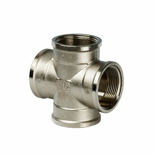 Крестовина никелированная с внутренней резьбой General Fittings 1/2 270036N040000A фитинг резьба крестовина general fittings 51049 1 2 ½