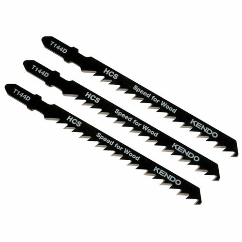 Пилки для лобзика по дереву KENDO T144D 3шт 680₽