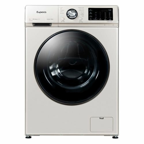 Стиральная машина Бирюса WM-SL814/15 B, с фронтальной загрузкой, с паром, 8кг, 1400об/мин, инверторная
