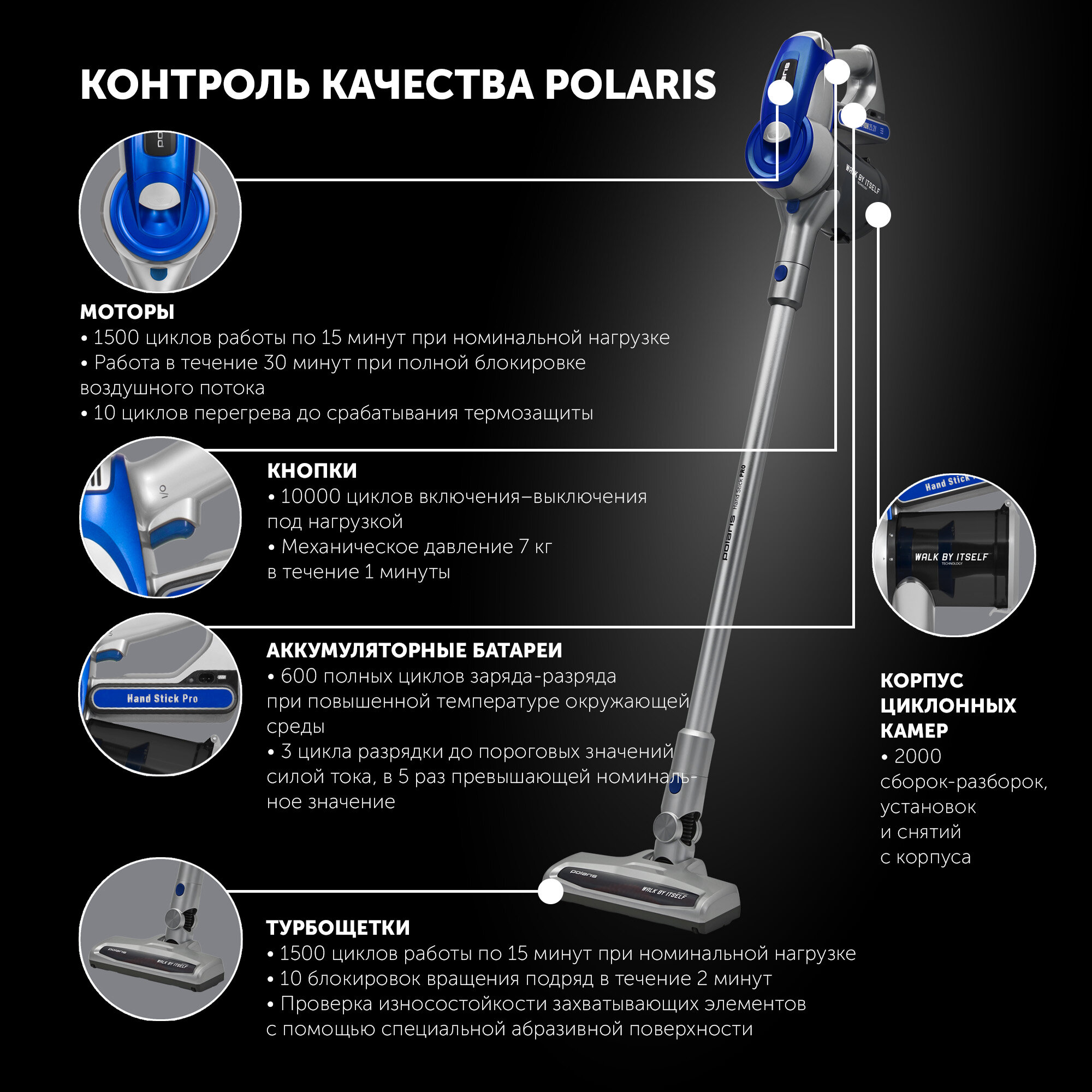 Пылесос Polaris PVCS 1101 HandStickPRO - фото №15