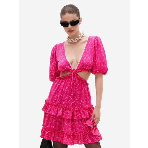 Платье TOPTOP, размер L, розовый