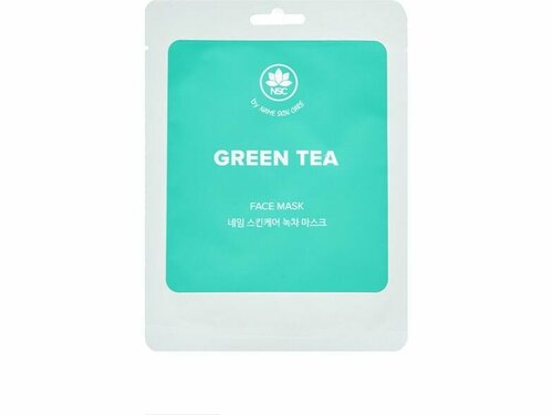 Тканевая маска для лица с Зеленым чаем Name Skin Care Sheet Face Mask GREEN TEA