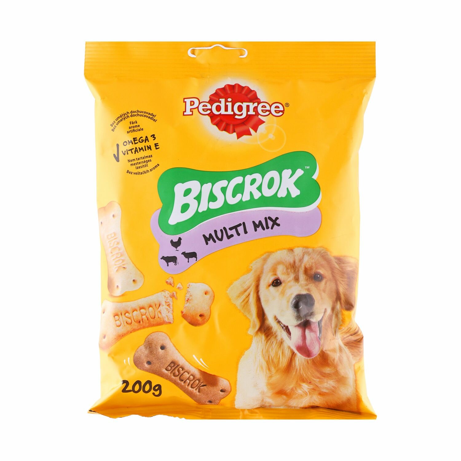 Лакомство Pedigree для собак Biscrok Multi Mix (3шт по 200г)