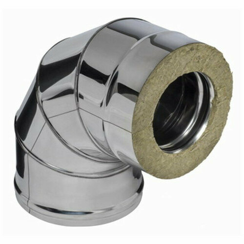 Колено сендвич 90 градусов толщина 05 мм d 115200 мм 9834₽