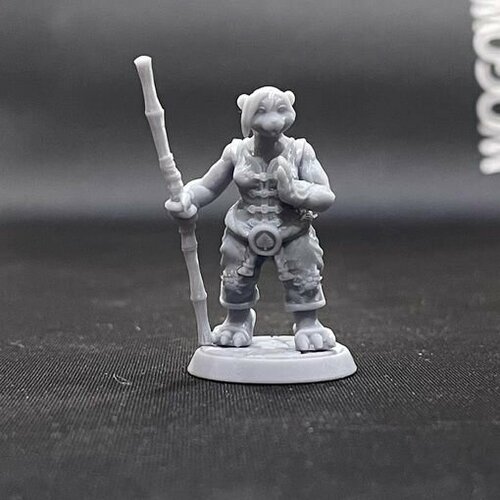 Миниатюра для настольной игры / Пандарен #6 (Warcraft) Масштаб 32мм (не высота)