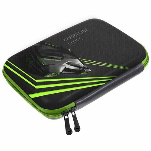 Пенал-футляр 120 х 210 х 50 мм EVA жесткий Stavia Super car 1603₽