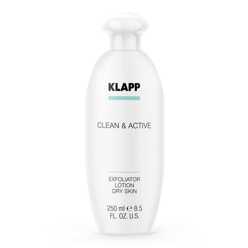 Эксфолиатор для сухой кожи KLAPP Cosmetics CLEAN&ACTIVE Exfoliator Dry Skin, 250 мл