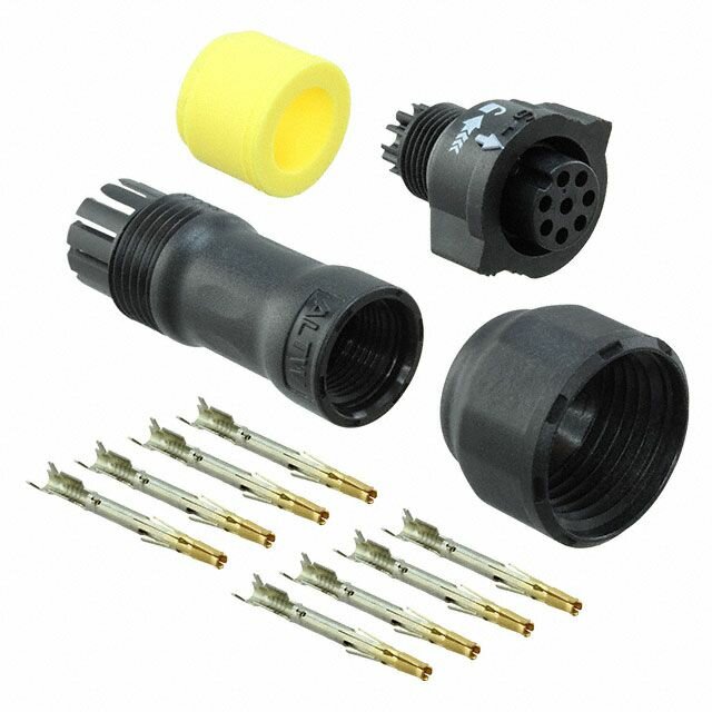 Разъем ответный к ЭБ черный большой — фото 1