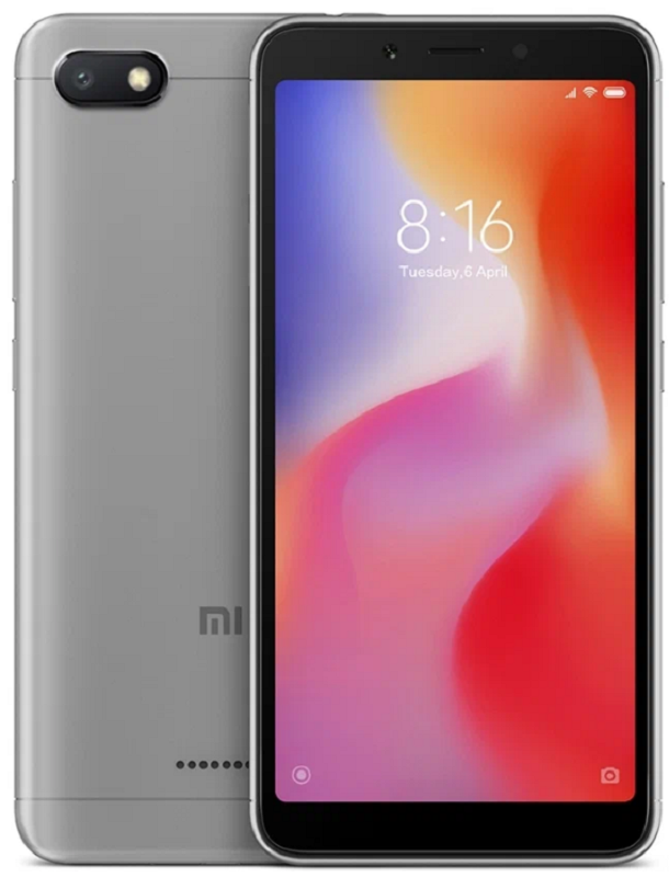 Xiaomi Redmi 6A 3/32GB Grey (Серебристый) Global Rom