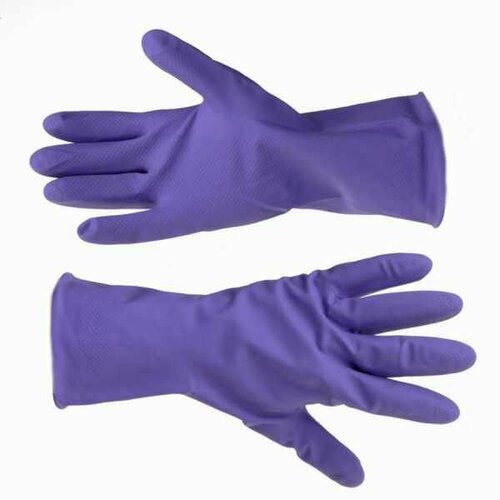 Перчатки резиновые Extra комфорт Paterra, размер S (2 шт.)