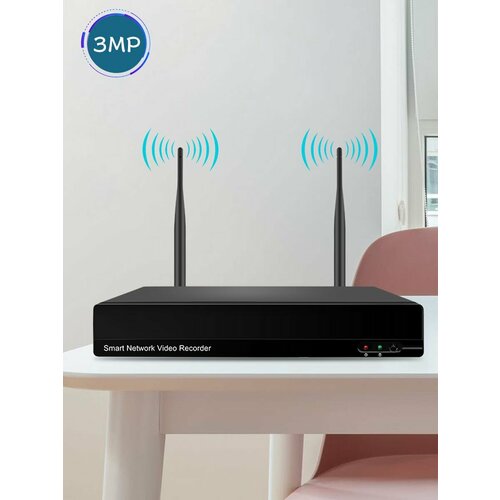 8CH 3MP беспроводной видеомагнитофон с 1 ТБ жестким диском 8359₽
