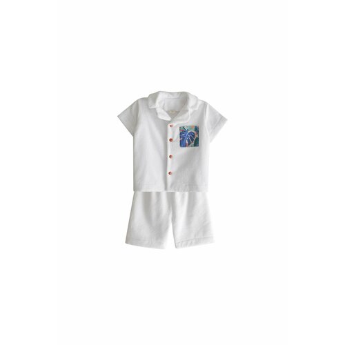 Комплект одежды Mater & ME, размер 2-3 года, белый комплект одежды cikoby размер 2 3 года мультиколор