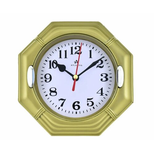 Часы настенные Atlantis TLD-5985T gold золотистый