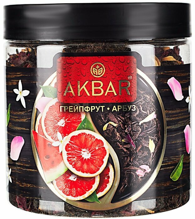 Чай черный Akbar Грейпфрут-Арбуз 100г