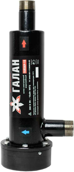 фото Электрический котел Галан Гейзер электродный 15 кВт