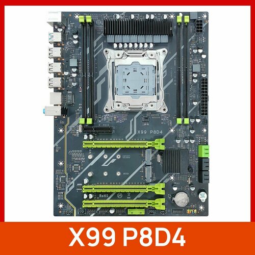 Материнская плата Atermiter X99 P8D4 ddr4 oshtraco 3 pin 1 x 13 amp multi 2 x 2 pin adaptor