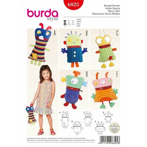 Выкройка Мягкие игрушки: инопланетяне