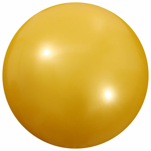 Мяч для художественной гимнастики «Металлик», d=15 см, цвет жёлтый (комплект из 2 шт)