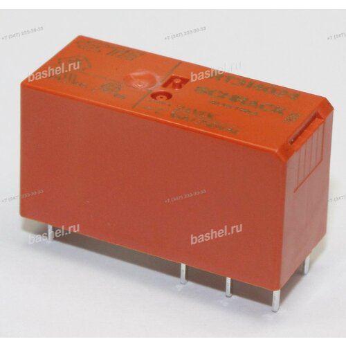 RELAY RT314024 (9-1393239-8), Реле, TE, (упр:24В/DC, комм: 16A/250В/AC, 1NO/1NC, AgNi, R-coil:1.4 кОм) power ac contactor 1no ac 220v 50 60hz coil motor starter relay 32a 3 phase pole