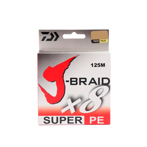 Плетеный шнур для рыбалки Daiwa J-Braid X 8, 125 м, 0,25 мм, 42.4 кг леска плетенка, леска для рыбалки