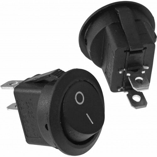 Переключатель клавишный KCD1-101-8-C3-B/2P on-off 10pcs lot g130 10 15mm spst 2pin on off boat rocker switch 3a 250v for auto car dash dashboard truck rv atv home model kcd1