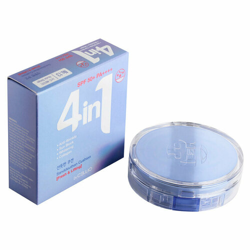 Крем-кушон для лица с коллагеном DrCellio Dr G50 4 in 1 Sanddeuthan Cushion FreshLifting 13 Nude Beige 1482₽