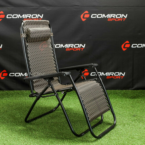 Кресло-шезлонг складное для дачи Релакс до 120 кг 3 положения спинки 6590₽