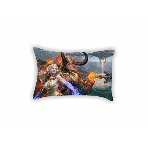 Подушка GOODbrelok Skyforge, Cкайфордж №36 белый