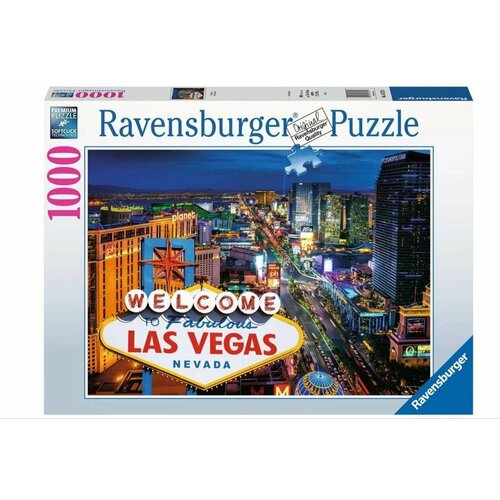 Пазл Ravensburger Лас Вегас, 1000 дет. 16723 пазлы ravensburger пазл день в зоопарке 2х24 детали