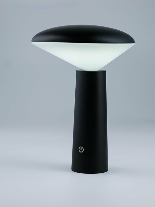 Беспроводная настольная светодиодная лампа. Светильник прикроватный декоративный интерьерный гриб ночник