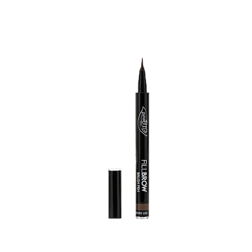 Фломастер для бровей Fillbrow Brush Pen 03 темный коричневый 07 мл PuroBio Cosmetics ПуроБио Косметикс 1650₽