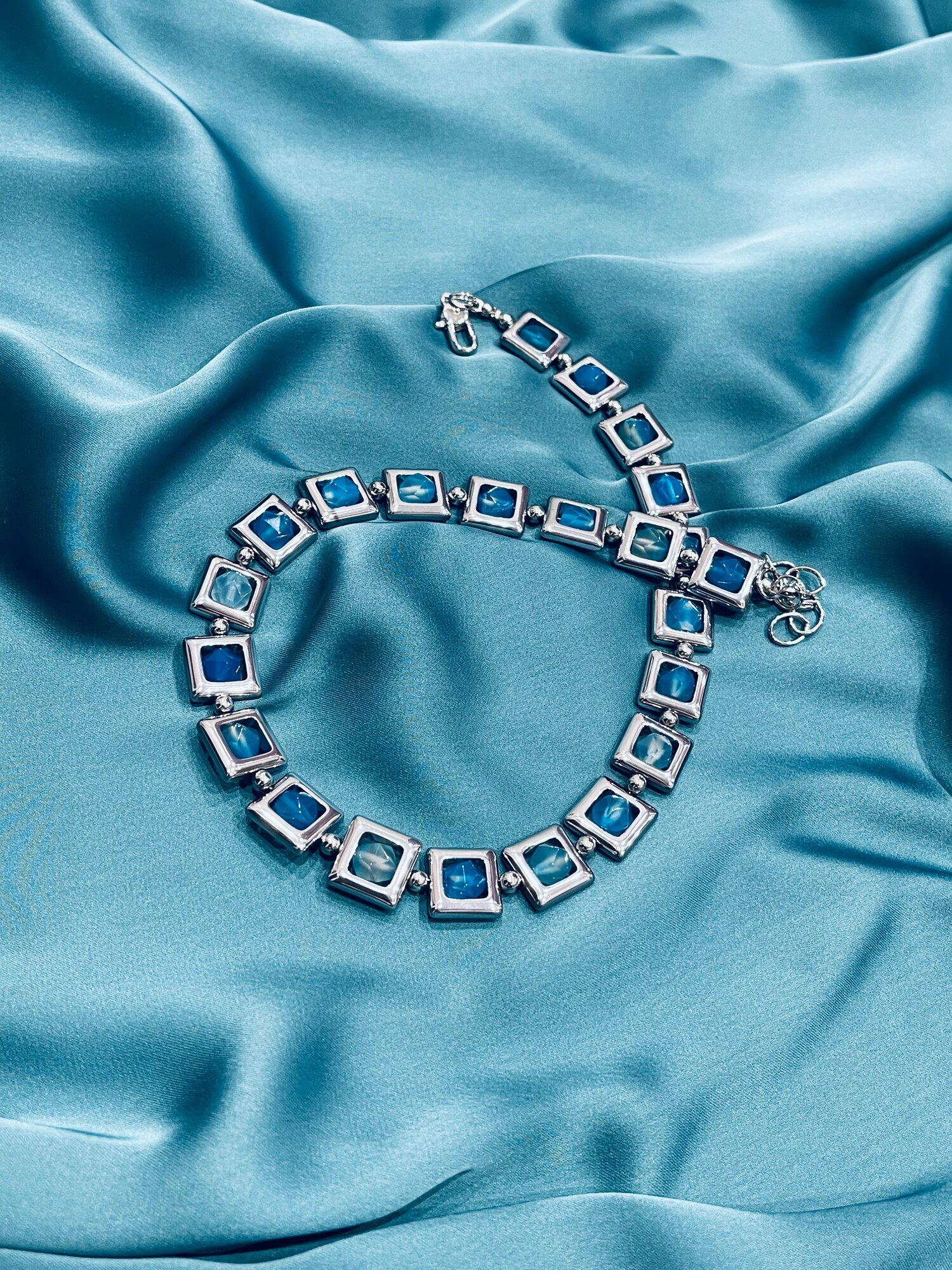 Колье Jewellery by Marina Orlova, агат, гематит