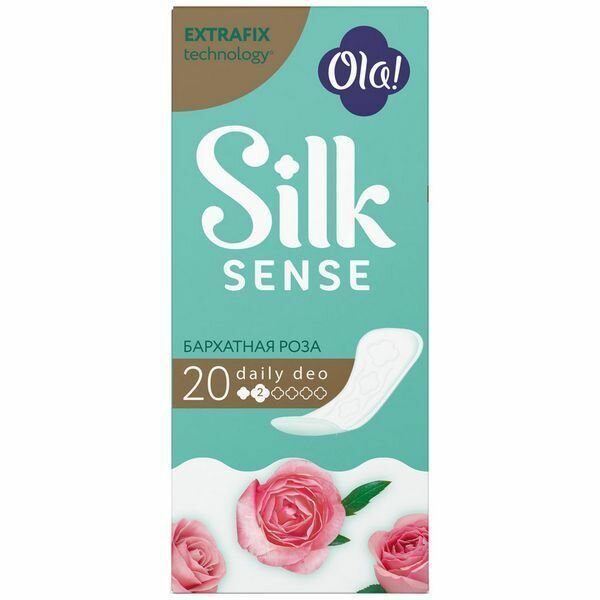 Прокладки Ola! Daily deo Зеленый чай ежедневные 60шт Ola Silk Sense - фото №17