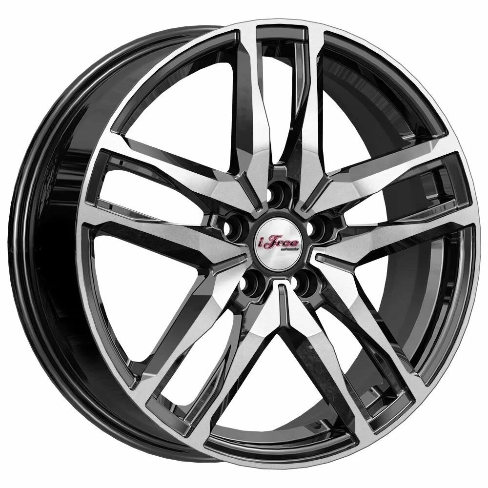 Диск колесный Бомбей (КС1075-04) 6.5x18 ЕТ 42 5x114.3 67.1 Блэк Джек, арт.848804