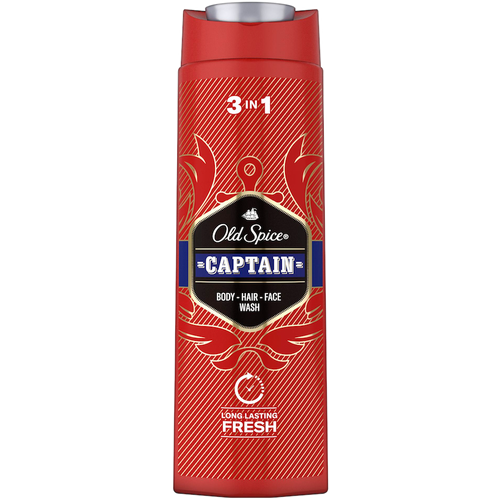 Гель для душа и шампунь Old Spice Captain 2в1 400мл 1409₽